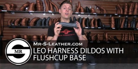Leo Small Harness Dildo Graphite