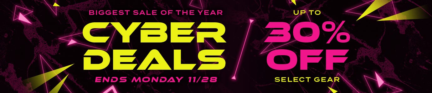 Our Biggest Sale of the Year- Up to 30% Off Select Gear